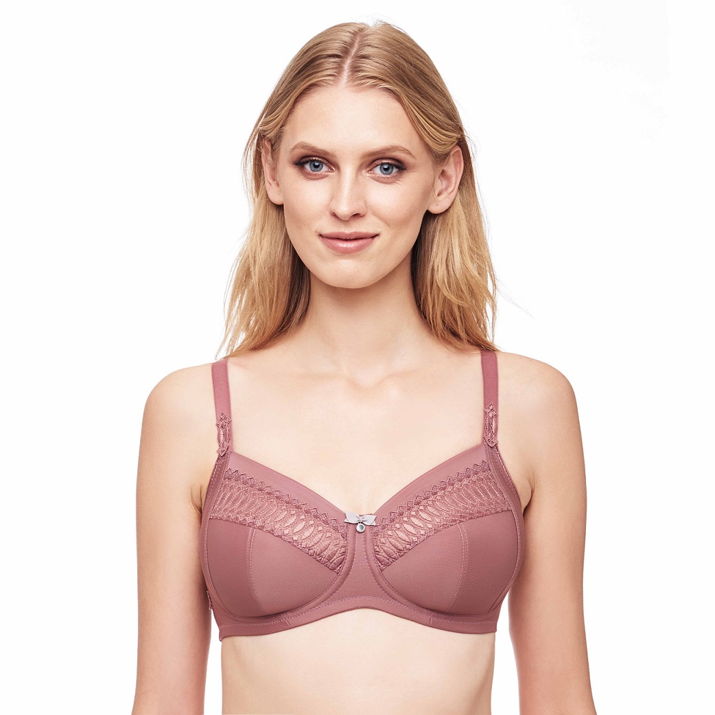 BH ohne Bügel, Santorin Smoky Rose von Susa Lingerie, 8138, Vorderansicht