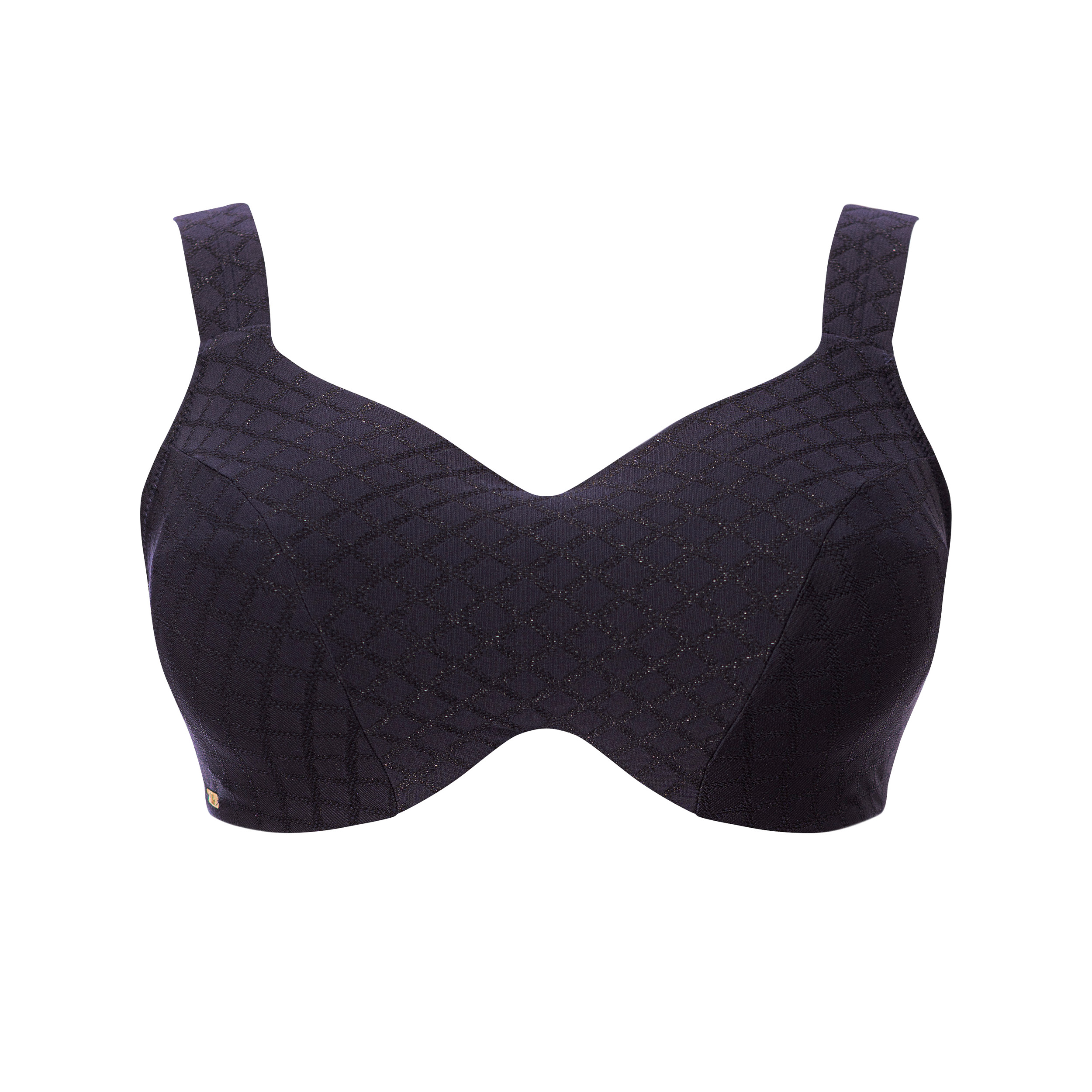 Bikini Top Monaco in Midnight von Ulla Dessous 9823 Cut Out Vorderansicht