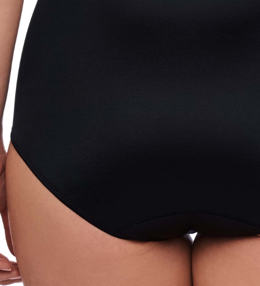 Body, London, Schwarz von Susa Lingerie, 6583, Ausschnitt, Rückansicht