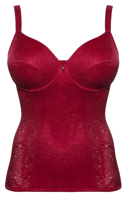 BH Liner Alice in Feuer, von ULLA Dessous, 3893, Cut Out, Vorderansicht