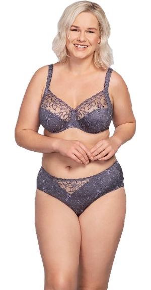 BH mit Bügel Zoe Lavendel von ULLA Dessous, 4123 Kombi Vorderansicht