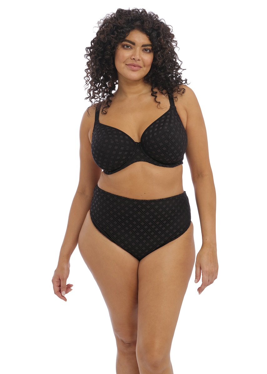 Bikini Top mit Bügel Bazaruto in Schwarz von Elomi Swim ES800602 + Slip ES800672