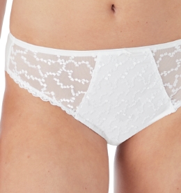 Slip „Ana" in "Weiß“ von FANTASIE Lingerie, 6705, Detail, Vorderansicht