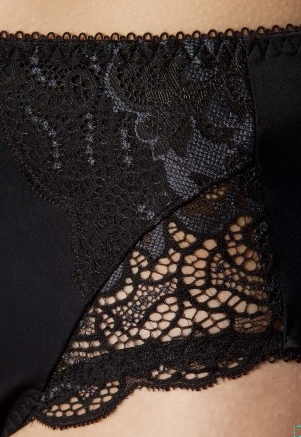 Slip, Amelia, Black, von ELOMI, Detailansicht