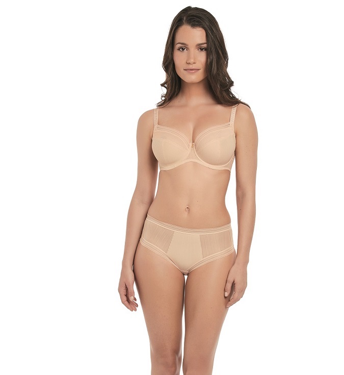 Slip, Fusion Sand von FANTASIE Lingerie, FL3095, Kombi, Vorderansicht
