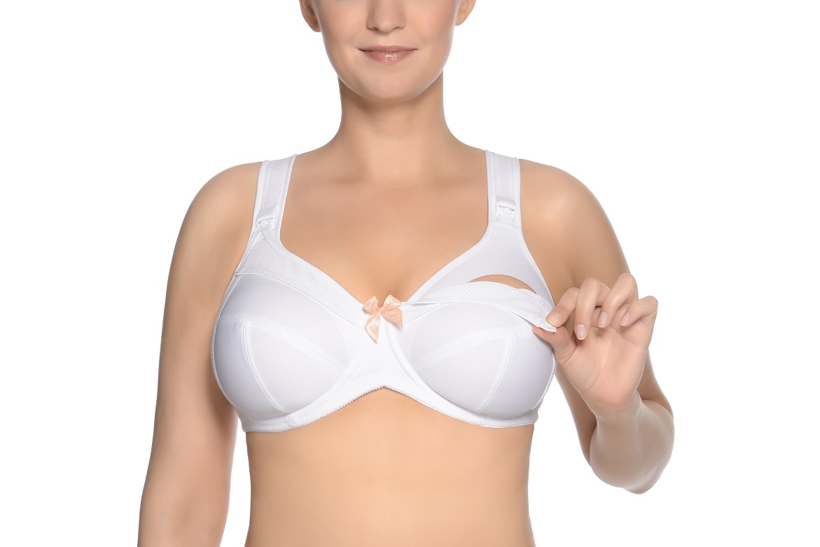 Still - BH mit herausnehmbarem Bügel, Lilly Weiß von Ulla Lingerie Fèminine, 6124, Vorderansicht