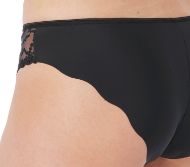 Slip „Ana" in "Schwarz“ von FANTASIE Lingerie, 6705, Detail, Seitenansicht