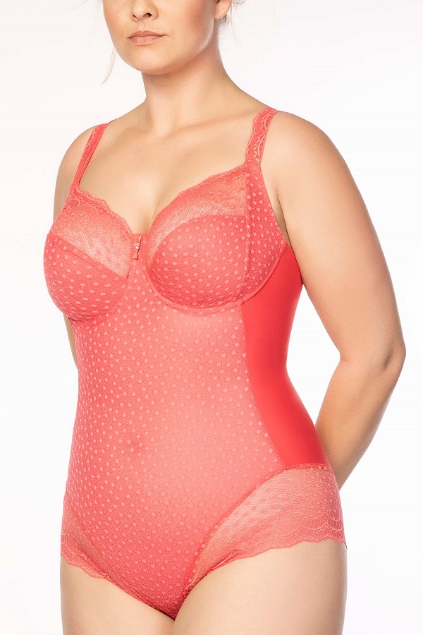Body mit Bügel Josy in Apeol von Ulla Lingerie fèminine 6773 Vorderansicht