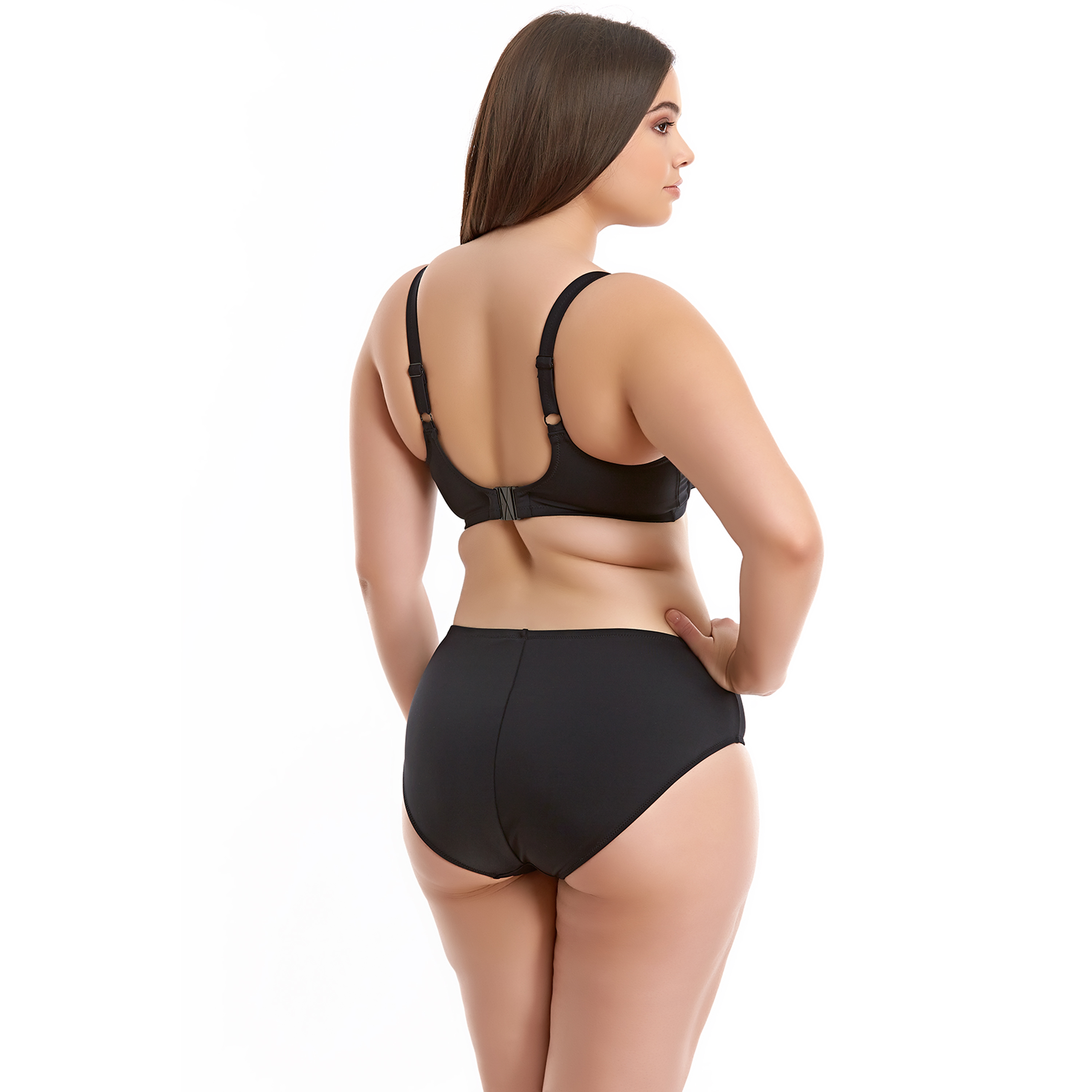 Essentials, Black, Bade-Slip von ELOMI, ES7524, Kombi, Rückansicht