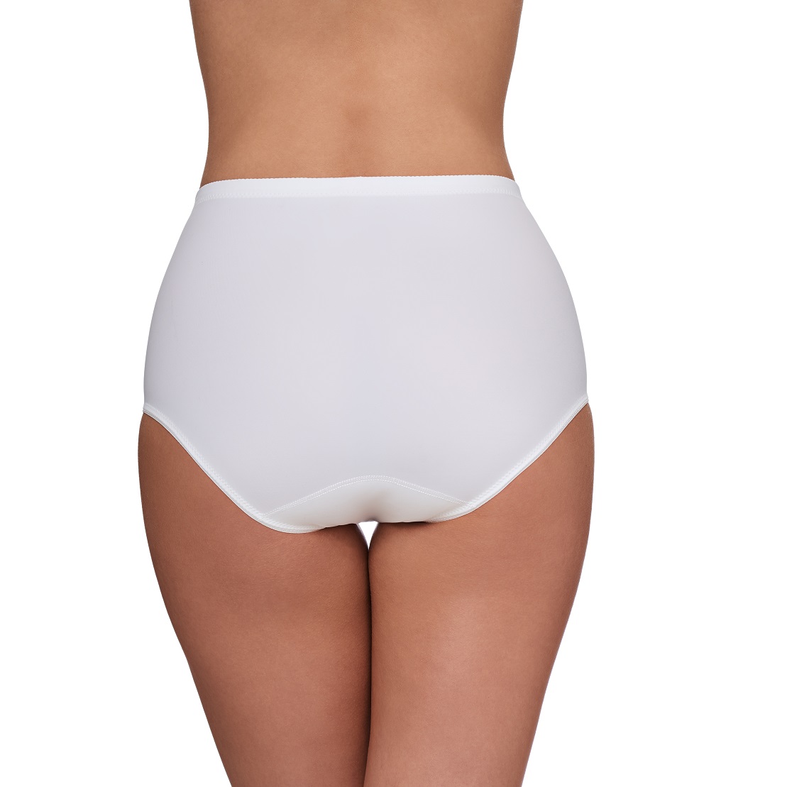 Taillenhoher Miederslip London, Weiß von Susa Lingerie, 631, Rückansicht