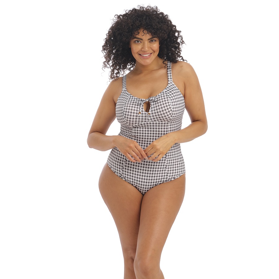 Badeanzug-Checkmate-in-Grey-Marl-von-ELOMI-ES800345-Vorderansicht