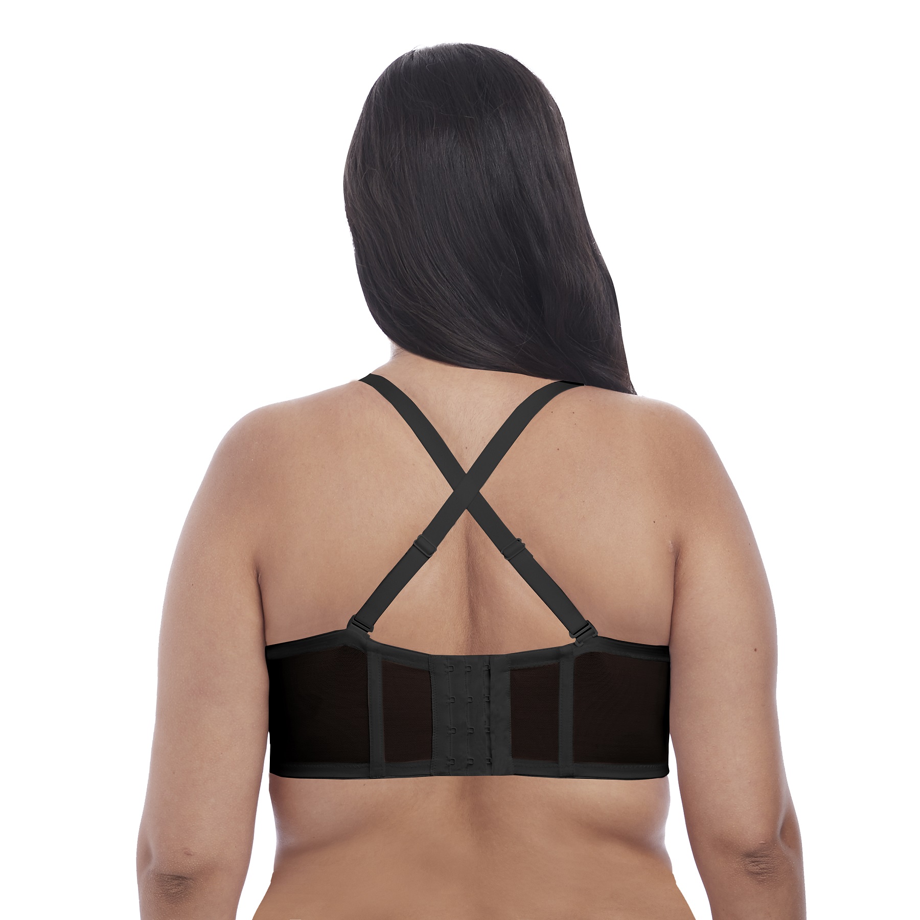 BH mit Bügel Smooth in Schwarz von ELOMI Lingerie Art-Nr. EL4300 Neckholder Rückansicht