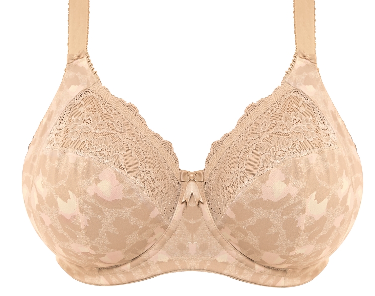 BH mit Bügel Morgan in Toasted Almond von ELOMI Lingerie EL4110 Cut Out Vorderansicht