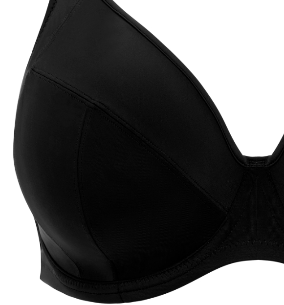 Bikini BH mit Bügel Essentials in Schwarz von ELOMI ES7504 Detail