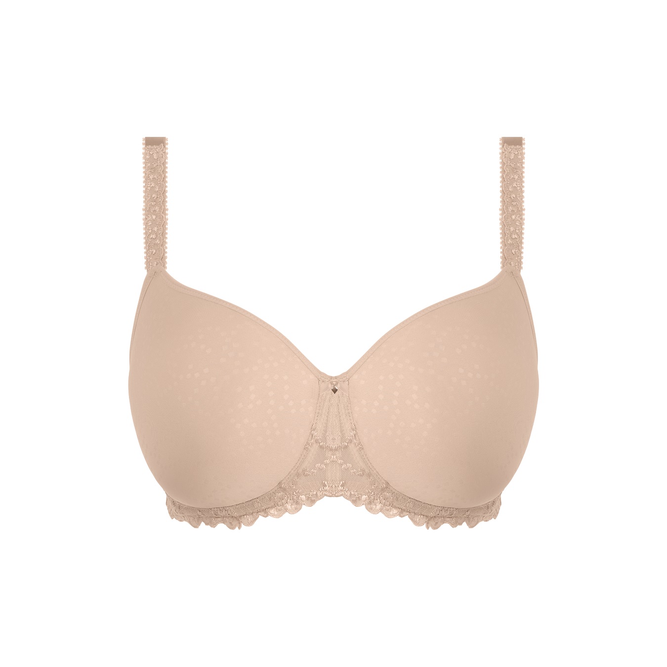 BH mit Bügel in Natural Beige mit Spacer Cup von FANTASIE Lingerie FL 6701  Vorderansicht Cut Out