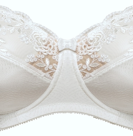 Ella, Ècru, BH ohne Bügel von ULLA Dessous, Cut Off, 3628, Detail