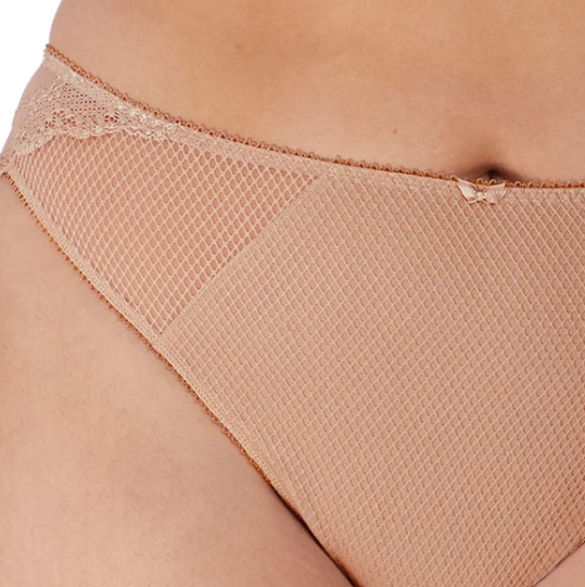 Brazilian Charley in Fawn von ELOMI Lingerie EL4385 Detail Vorderansicht