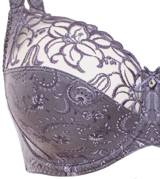 BH mit Bügel Zoe Lavendel von ULLA Dessous, 4123 Detail Freisteller