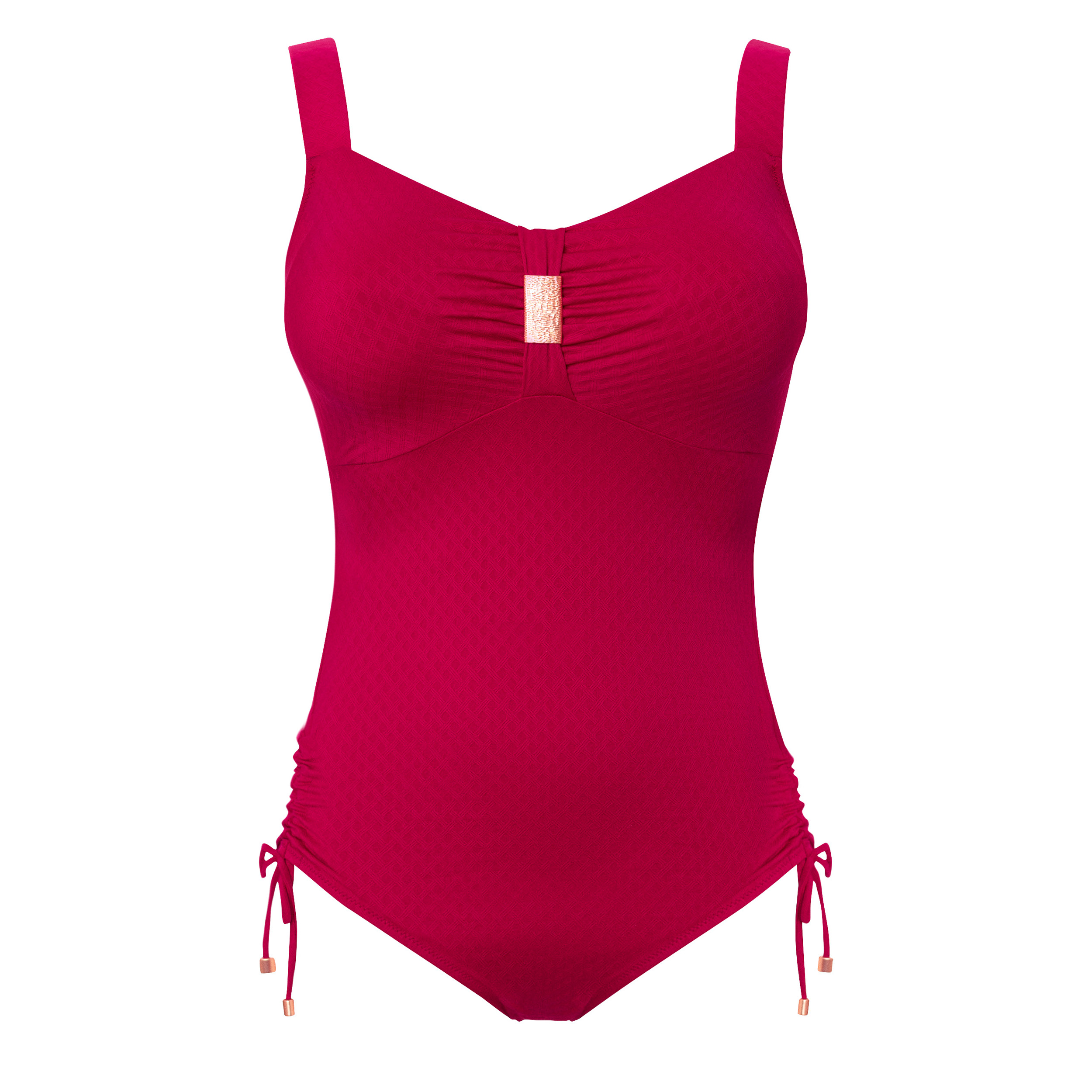 Badeanzug St.Tropez in Brombeer von ULLA Dessous 9112 Cut out