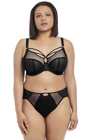 Slip Sachi in Schwarz von ELOMI EL4355 Kombination, Vorderansicht