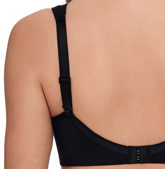 Spacer BH ohne Bügel in Schwarz von Susa Lingerie 7870 Detail Rückansicht