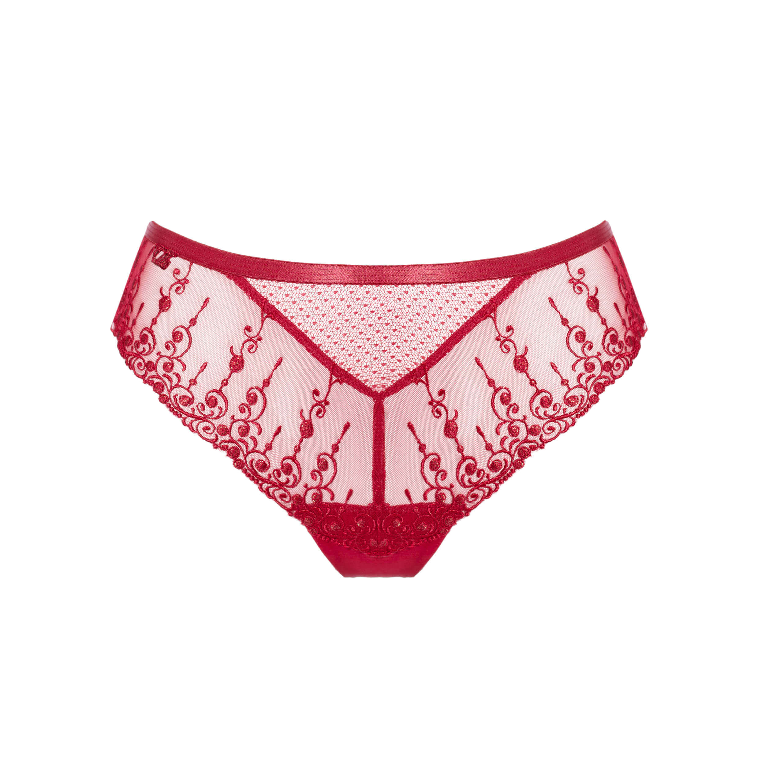 String Exclusive Line in Sunset von Ulla Dessous 8537 Cut Out Vorderansicht