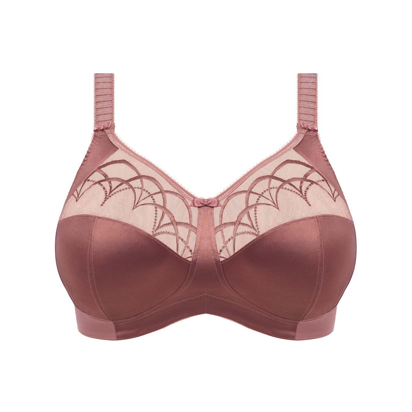 BH ohne Bügel "Cate" in Rosewood von "Elomi" EL4033 Cut Out Vorderansicht