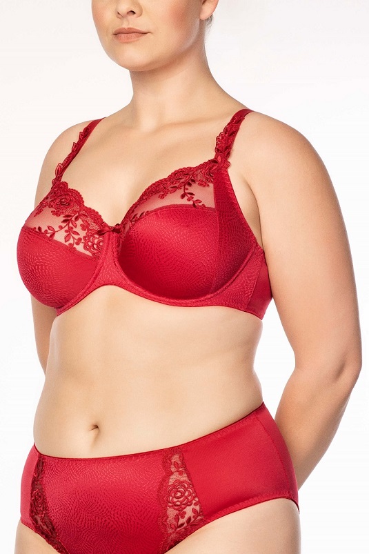 BH mit Bügel, Ella, Feuer, von ULLA Dessous, Kombination, 3623, Seitenansicht