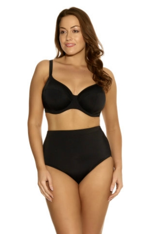 Bikini Slip Essentials in Schwarz von ELOMI Swimwear ES7600 Kombi Vorderansicht