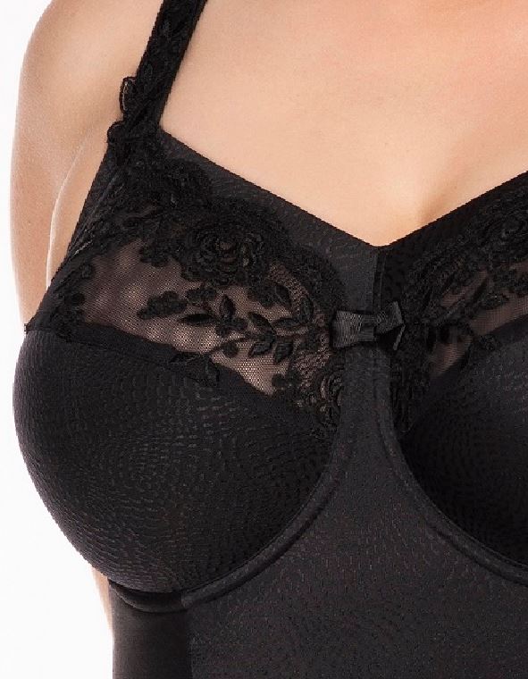 Body mit Bügel und Blende, Schwarz, von ULLA Dessous, 3675, Vergrößerung