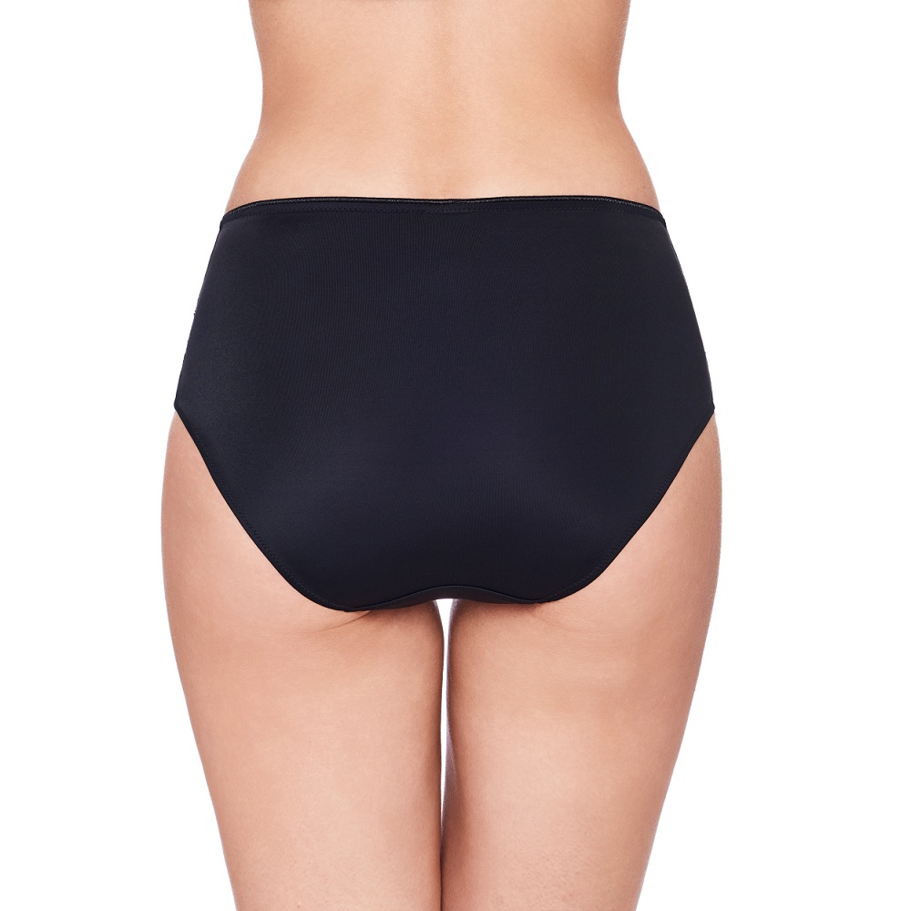 Taillenslip, Santorin in Schwarz von Susa Lingerie, 668, Rückansicht