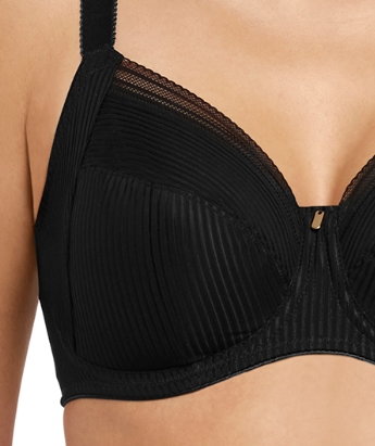 BH mit Bügel, Vollschale, Fusion in Schwarz von FANTASIE Lingerie, FL3091, Ausschnitt, Vorderansicht