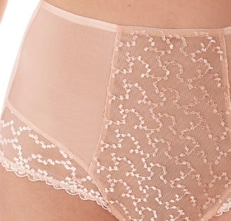 Hoher Taillenslip „Ana" in "Blush“ von FANTASIE Lingerie, 6708, Detail, Vorderansicht