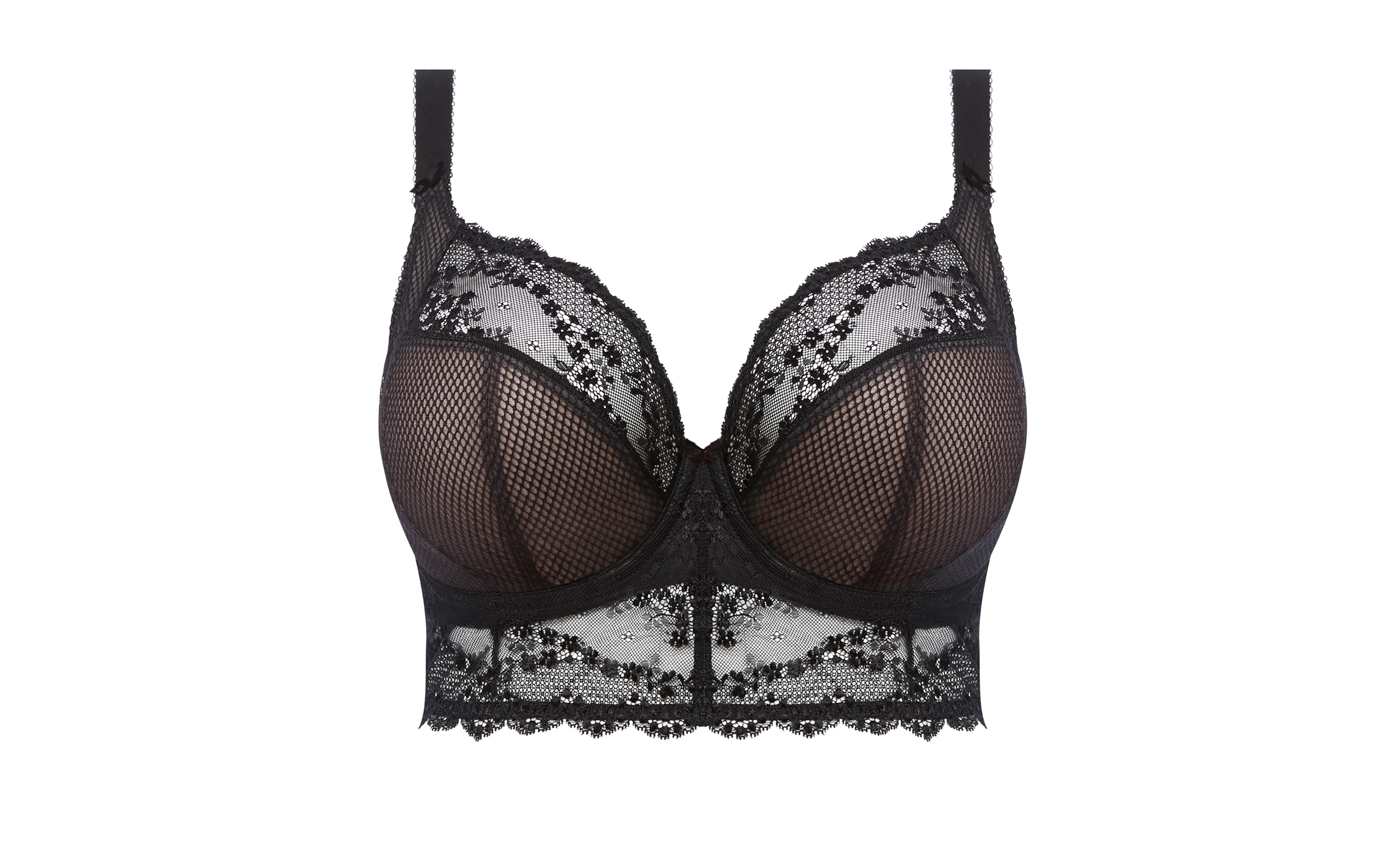 Bralette mit Bügel Charley in Schwarz von ELOMI Lingerie,EL4381 Cut Out