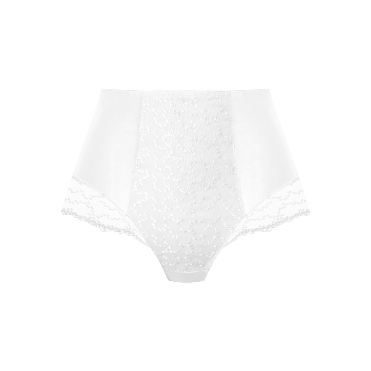 Hoher Taillenslip „Ana" in "Weiß“ von FANTASIE Lingerie, 6708, Cut Out, Vorderansicht