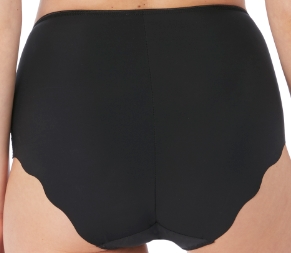 Hoher Taillenslip „Ana" in "Schwarz“ von FANTASIE Lingerie, 6708, Detail, Rückansicht