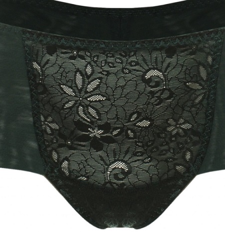 Panty, Alice in Moosgrün von ULLA Dessous, 3830, Cut Out, Detailansicht