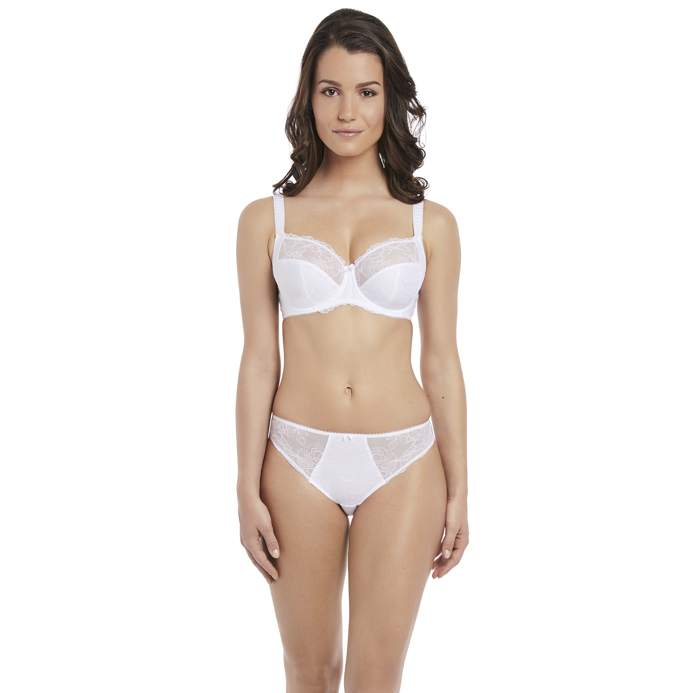 Slip, Estelle, Weiß, von FANTASIE, Kombination, Vorderansicht