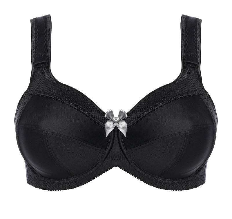 Still - BH mit / ohne Bügel, Lilly Schwarz, Ulla Lingerie Fèminine, 6124, Cut Out, Vorderansicht