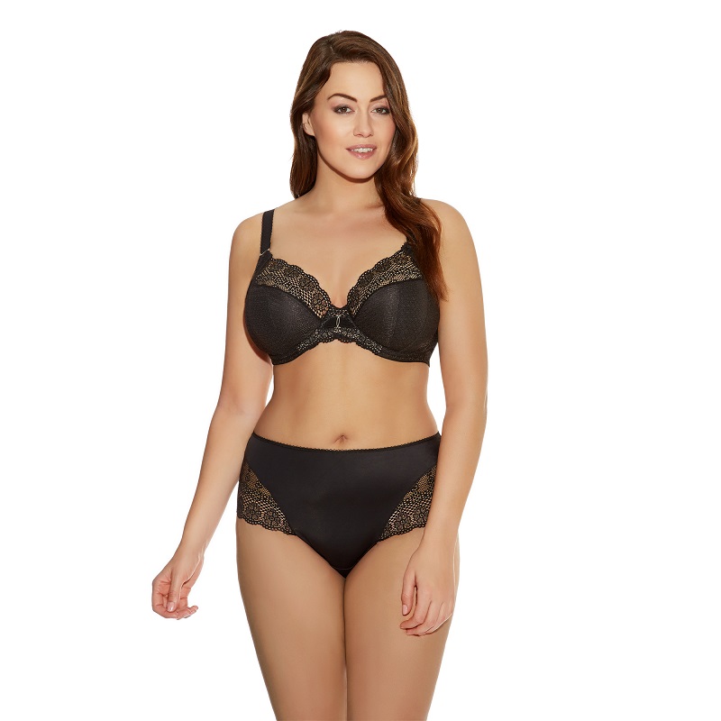 BH mit Bügel Carmen Schwarz von ELOMI Lingerie, Kombi, Vorderansicht