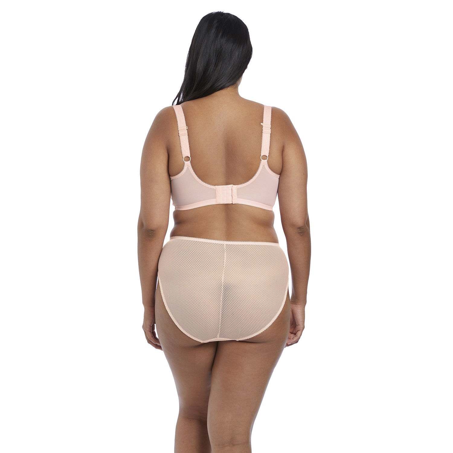 Plunge Stretch BH mit Bügel Charley in Ballet Pink von ELOMI EL4382 Kombination Rückansicht