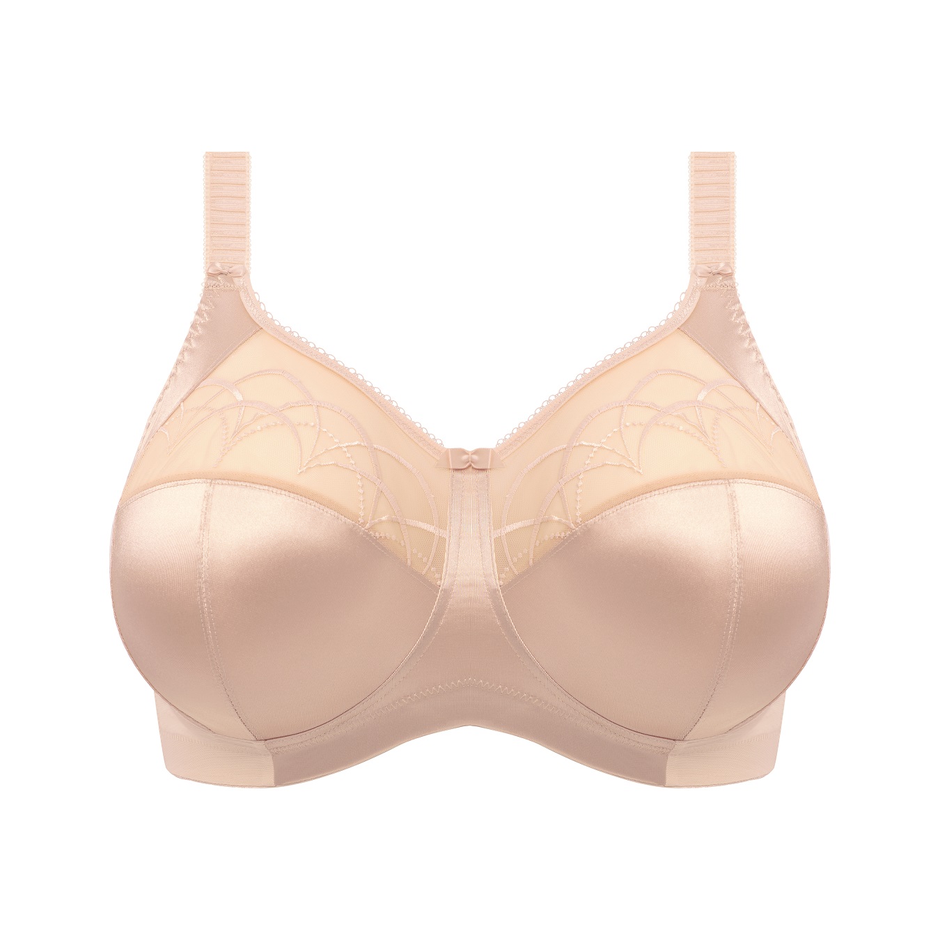 BH ohne Bügel "Cate" in Latte von "Elomi" EL4033 Cut Out Vorderansicht
