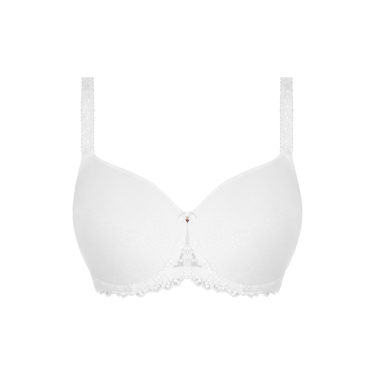 BH mit Bügel „Ana Weiß“ Spacer Cup von FANTASIE Lingerie, Cut Out, Vorderansicht