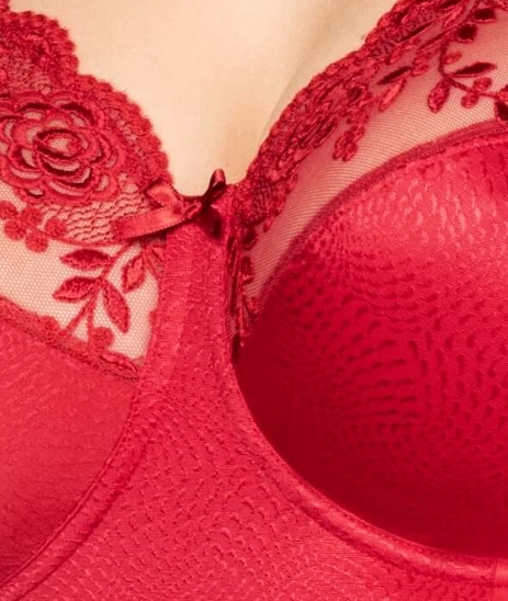 Body mit Bügel, Ella, Feuer von ULLA Dessous, 3673, Detail