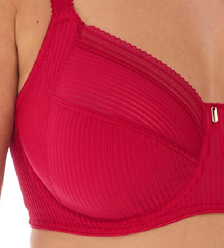 BH mit Bügel, Vollschale, Fusion in Rot von FANTASIE Lingerie, FL3091,Detail, Vorderansicht
