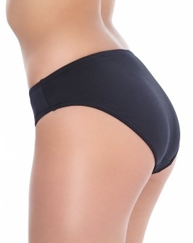 Deco Swim, Schwarz, Slip von FREYA, Seitenansicht