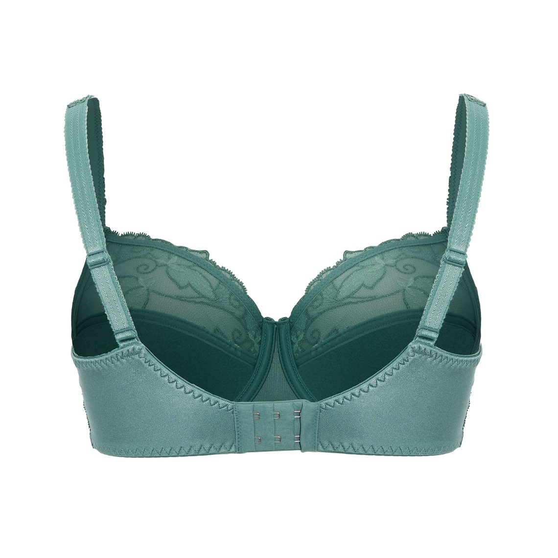 BH mit Bügel Carla in Jade von ULLA Dessous 2125 Cut Out Rückansicht