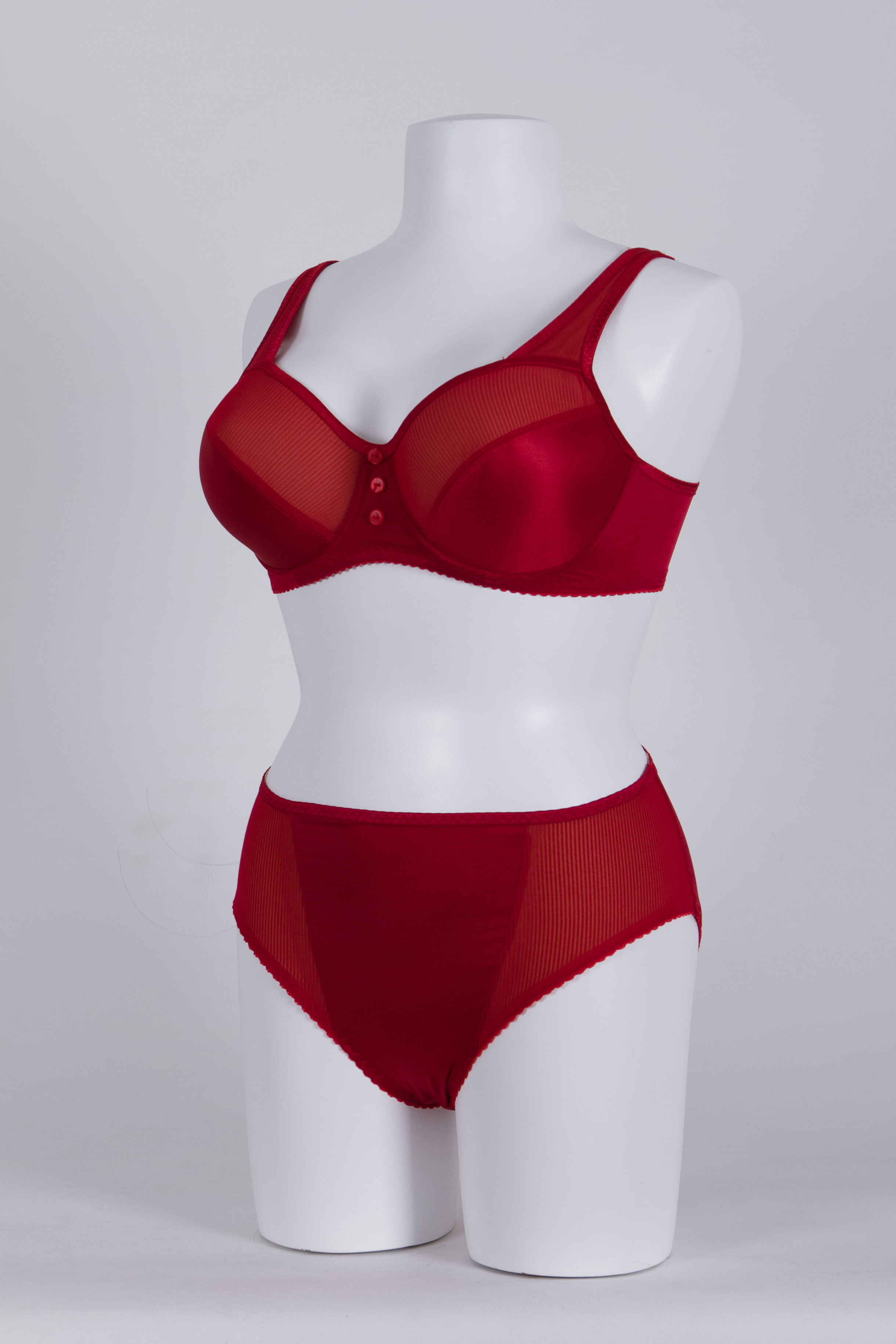 Taillenslip "Kali Red" von SYL Design - Einzelstücke, Kombination, Seitenansicht